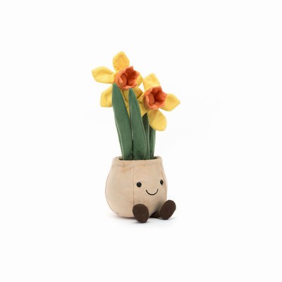 Jellycat Daffodil Pot Australia | 573620WMC